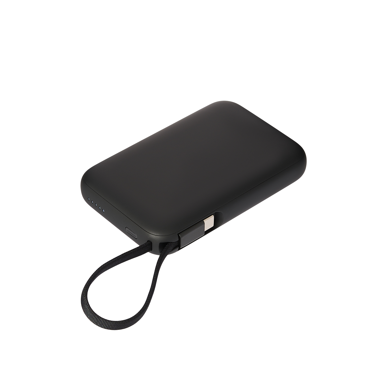 Внешний аккумулятор Комбо (Combo) 4-в-1 10000mAh с функцией беспроводной зарядки 15W, черный