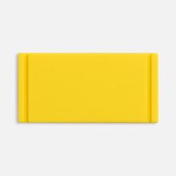 Лейбл из ПВХ Dzeta, XS, желтый