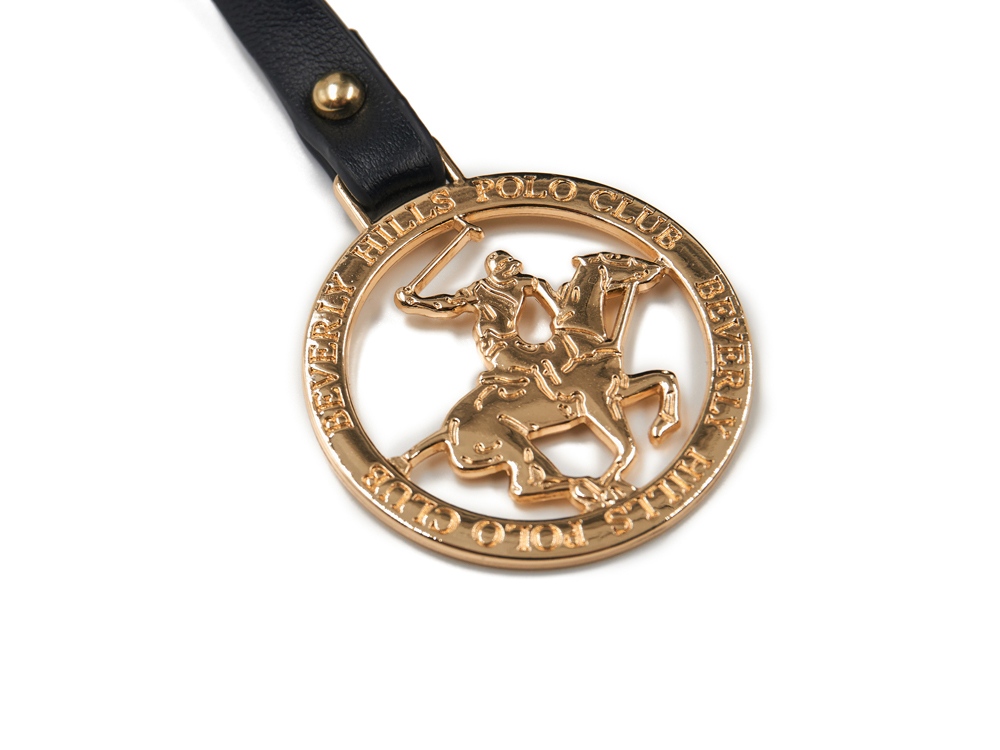 Кошелек женский Beverly Hills Polo Club, черный/желтое золото