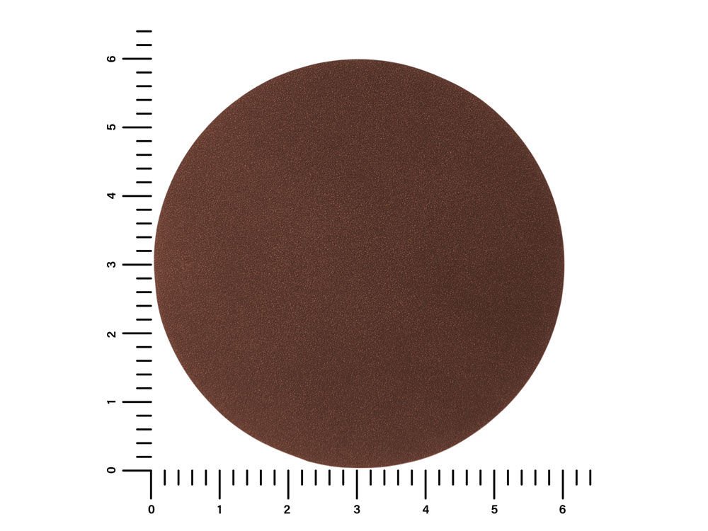 ПАТЧ КРУГ nubuk (коричневый ) 6,0 х 6,0 см