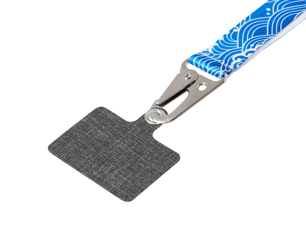 Ремувка под сублимацию с большим карабином и большим держателем для телефона из ПЭ