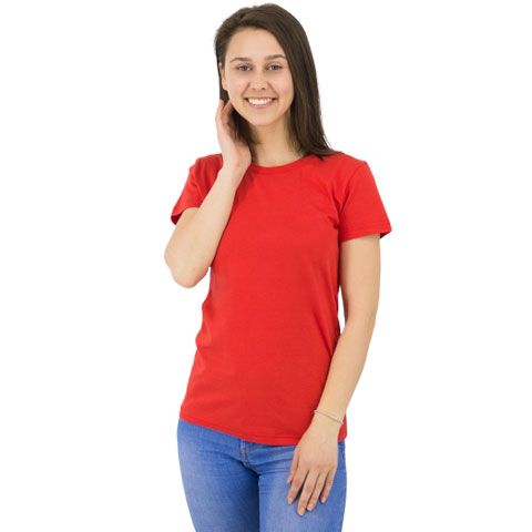 Футболка Star Lady, женская (красный, 2XL)