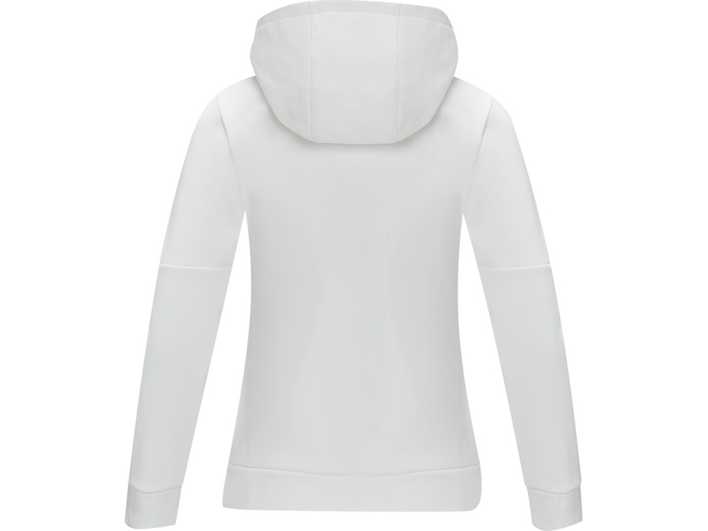 Женский свитер анорак Sayan на молнии на половину длины с капюшоном, белый
