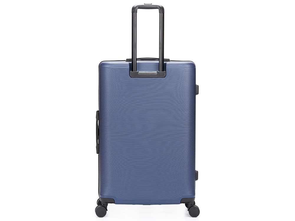 Чемодан TORBER Onego, синий, ABS-пластик, 79,5 х 51 х 29 см, 103 л