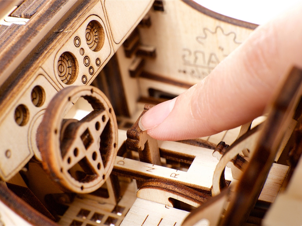 3D-ПАЗЛ UGEARS Родстер VM-01