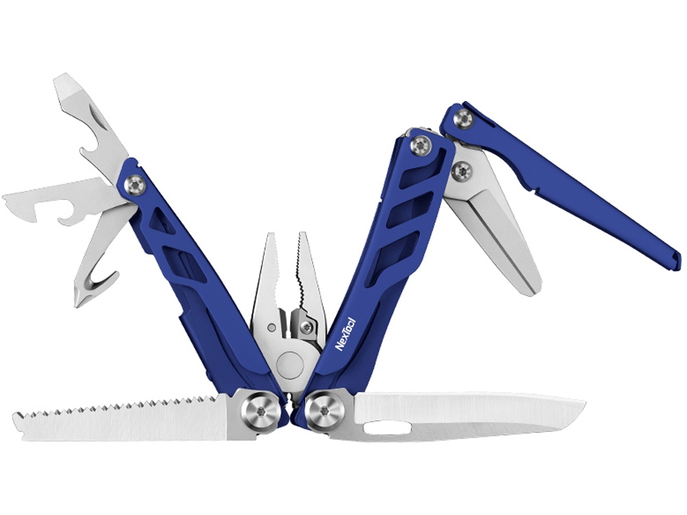 Мультитул Nextool Flagship Pro, синий, 16 функций (NE20271) Мультитул Nextool Flagship Pro, синий, 16 функций (NE20271)
