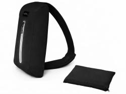 Сумка-слинг Nomad на одно плечо из водостойкого переработанного пластика, черный Сумка-слинг Nomad на одно плечо из водостойкого переработанного пластика, черный