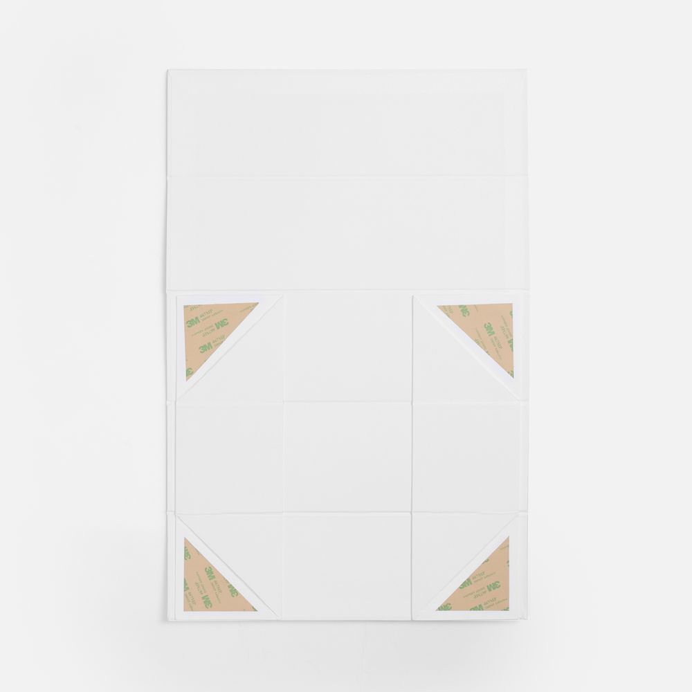 Коробка складная под бутылку Color Jacket Fold, белая