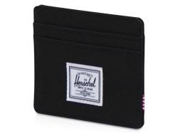 Herschel Charlie держатель для карт с RFID-защитой из переработанного материала - сплошной черный