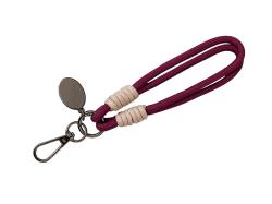 Брелок-браслет Bohemian, бургунди
