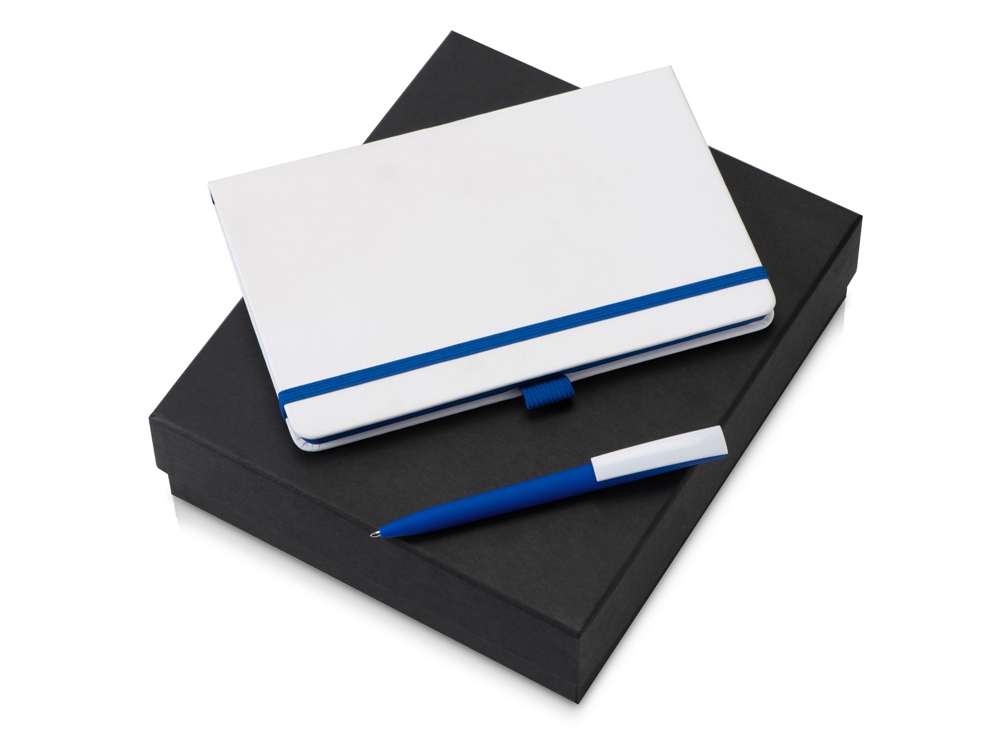 Подарочный набор Jacque 2.0. с ручкой и блокнотом, синий