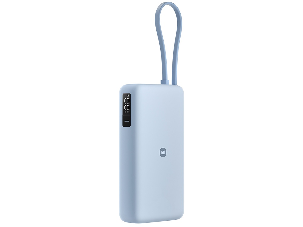 Внешний аккумулятор со встроенным кабелем Xiaomi 67W Power Bank 20000 (Integrated Cable) Ice Blue Внешний аккумулятор со встроенным кабелем Xiaomi 67W Power Bank 20000 (Integrated Cable) Ice Blue