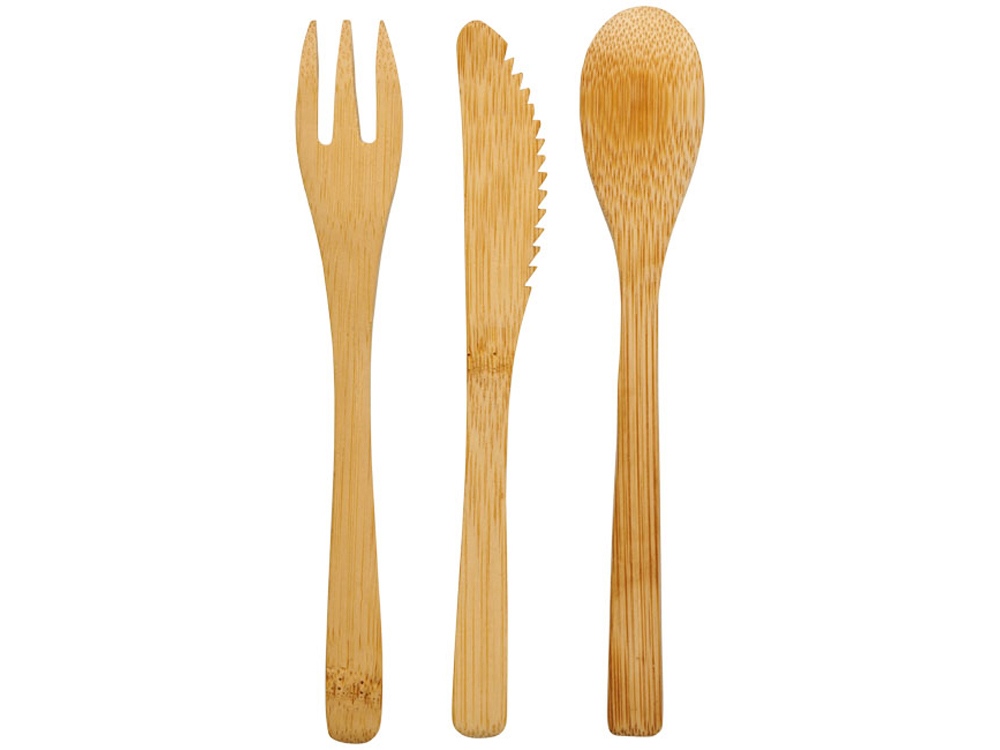 Набор столовых приборов Celuk из бамбука, натуральный