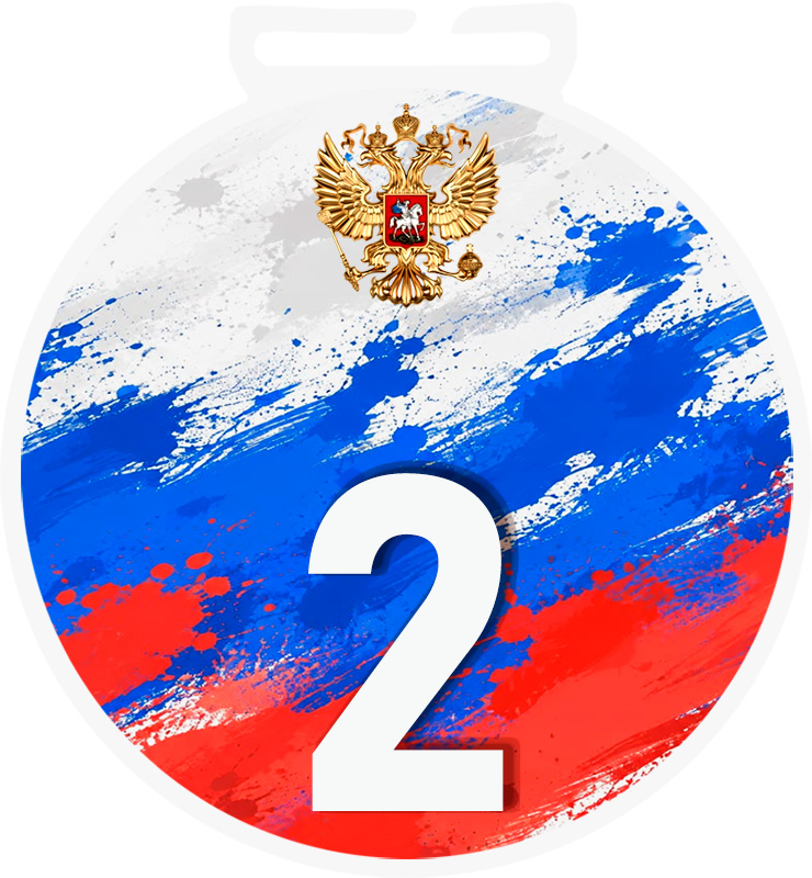 Медаль Добромир 2 место (сублимационная печать)