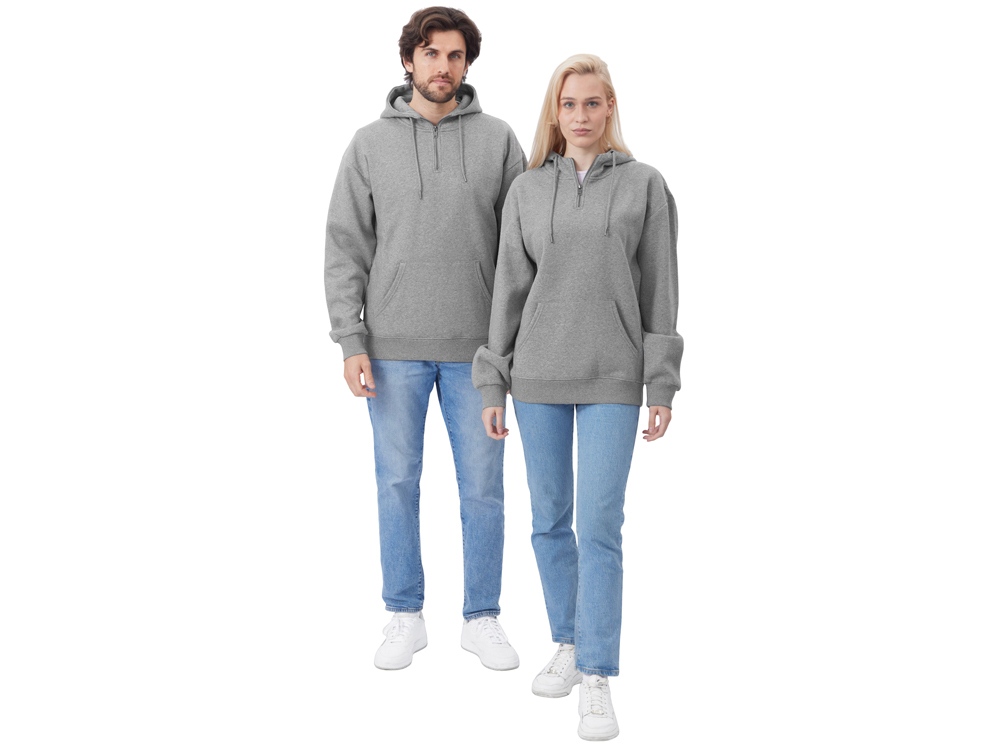Худи Hamburg, серый меланж