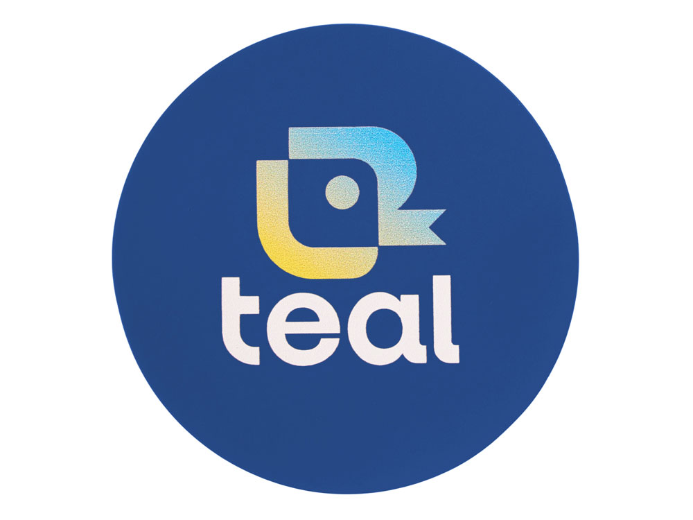 ПАТЧ КРУГ soft-touch (синий) 6,0 х 6,0 см