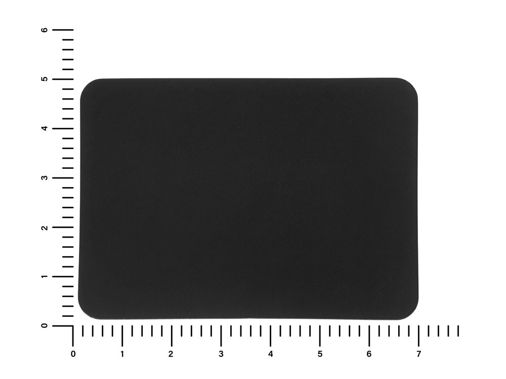 ПАТЧ ПРЯМОУГОЛНЫЙ soft-touch (чёрный) 5,0 х 7,0 см