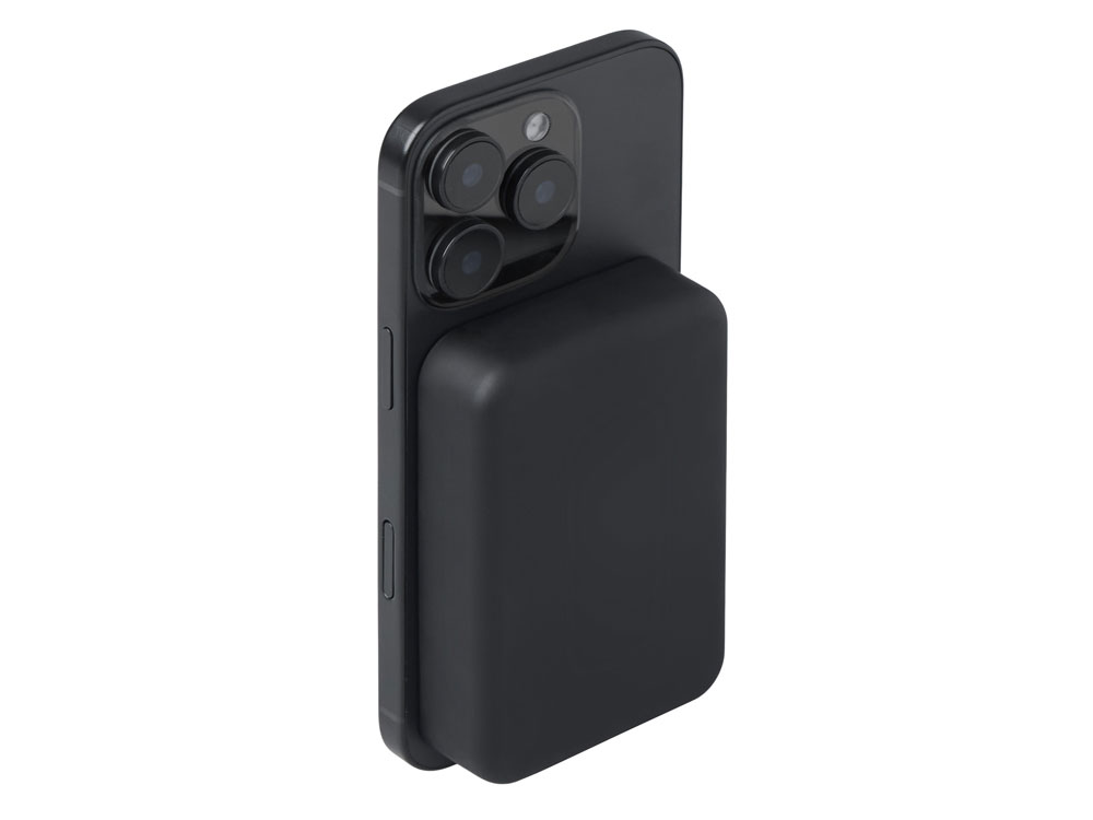 Беспроводной магнитный внешний аккумулятор с QC\PD MagnifIQ, 10000 мАч, 15 Вт, черный