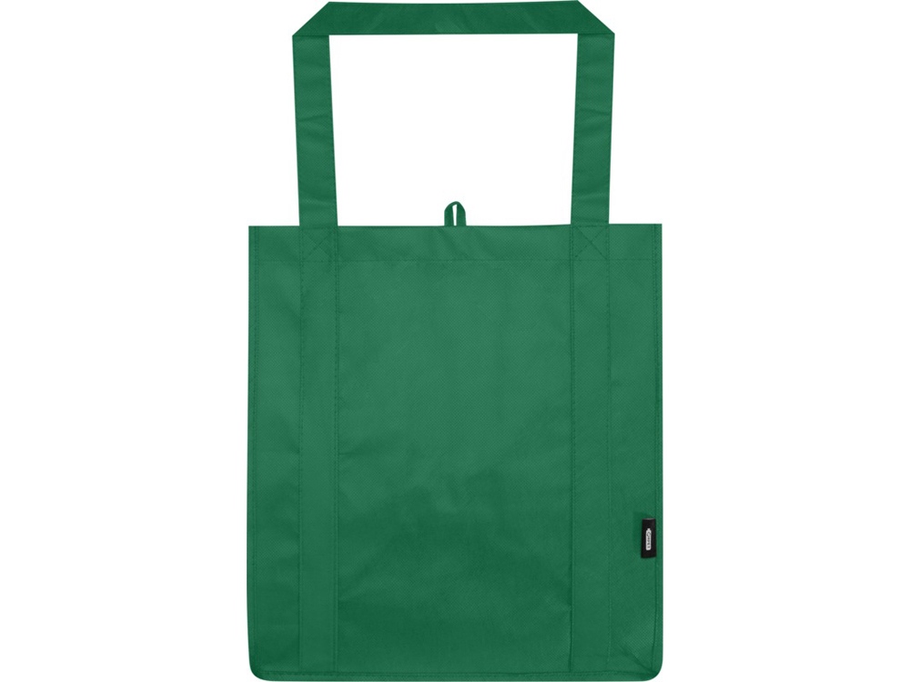Liberty эко-сумка с прочным днищем объемом 6 л из нетканого материала, переработанного по стандарту GRS, зеленый