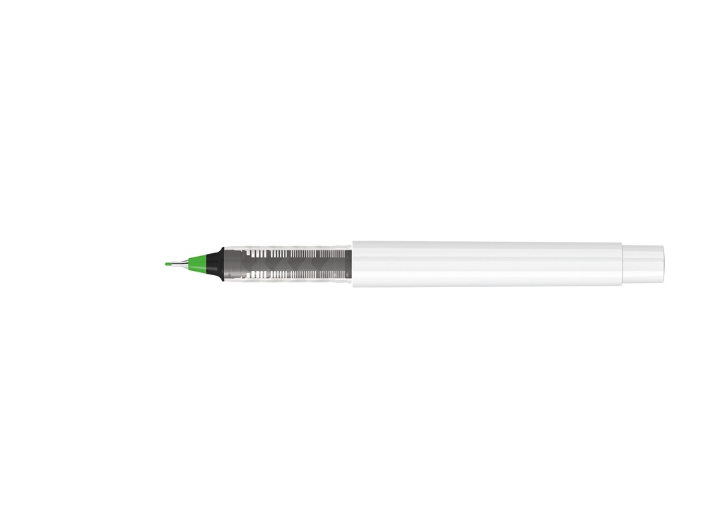 Капиллярная ручка в корпусе из переработанного материала rPET RECYCLED PET PEN PRO FL, белый с салатовыми чернилами