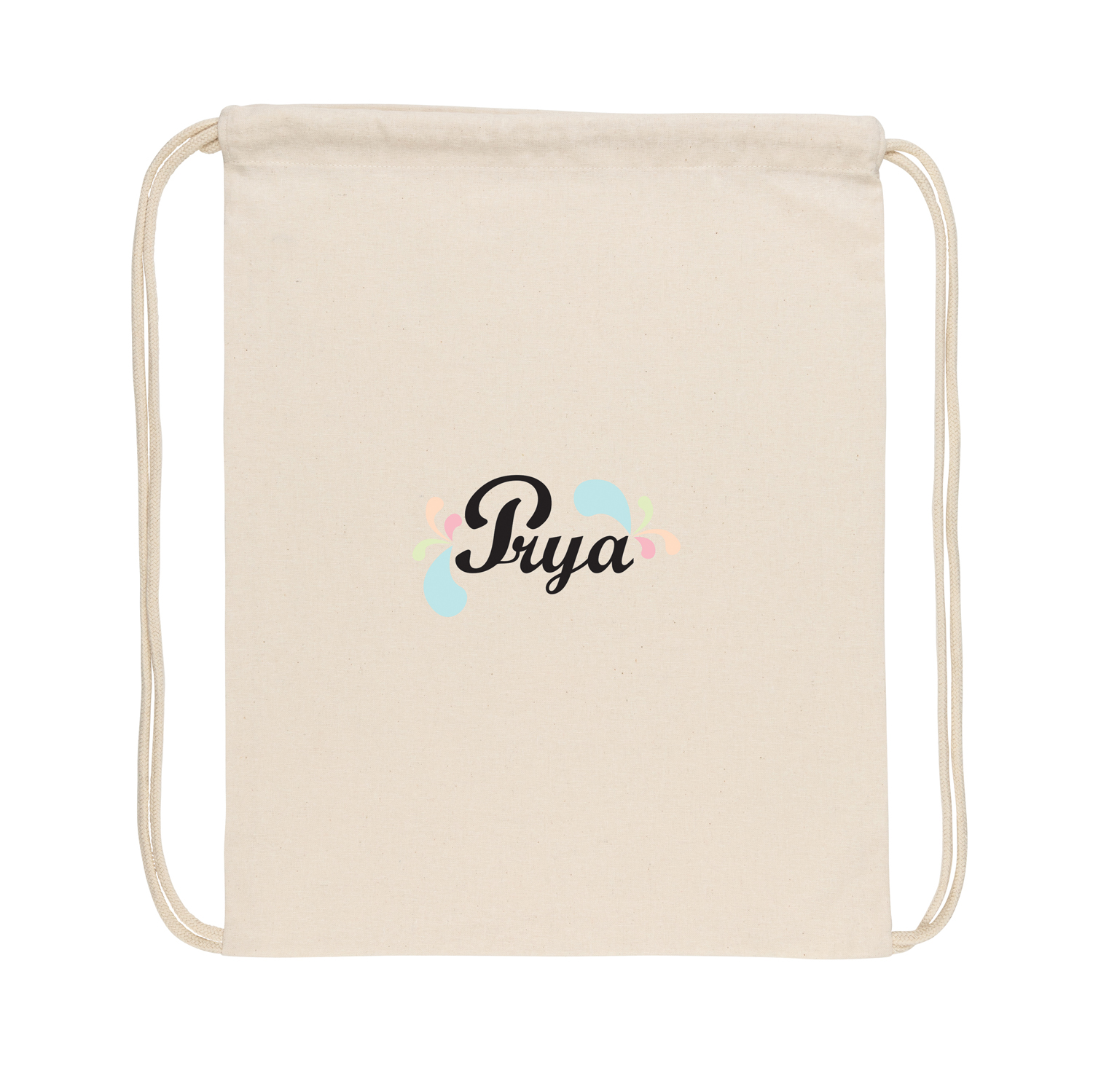 Рюкзак на шнурке Impact из переработанного хлопка AWARE™, 145 г Рюкзак на шнурке Impact из переработанного хлопка AWARE™, 145 г