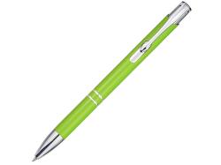 Шариковая ручка Moneta из переработанного алюминия (черные чернила) - Лайм