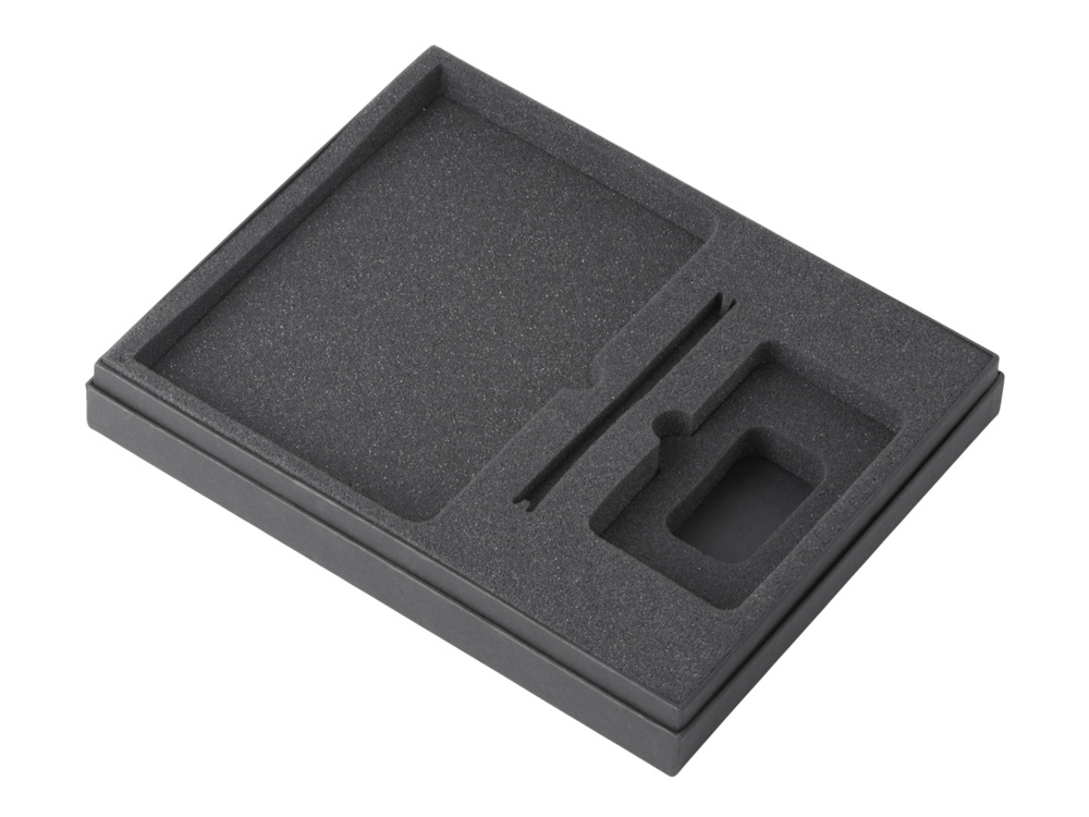 Подарочный набор c блокнотом С2, ручкой и повербанком 5000 mAh, фиолетовый