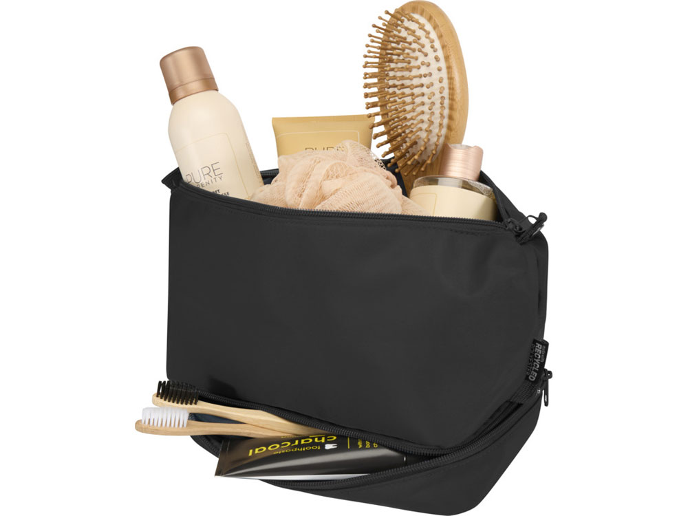 Trip Aware™ дорожная косметичка из переработанного материала 6 л, черный