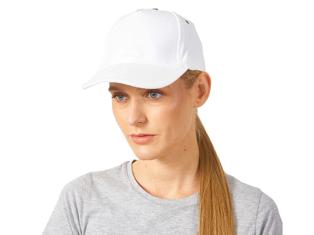 Бейсболка New York  5-ти панельная, белый