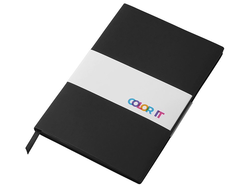 Блокнот C1 софт-тач, гибкая обложка, 128 листов, черный Блокнот C1 софт-тач, гибкая обложка, 128 листов, черный