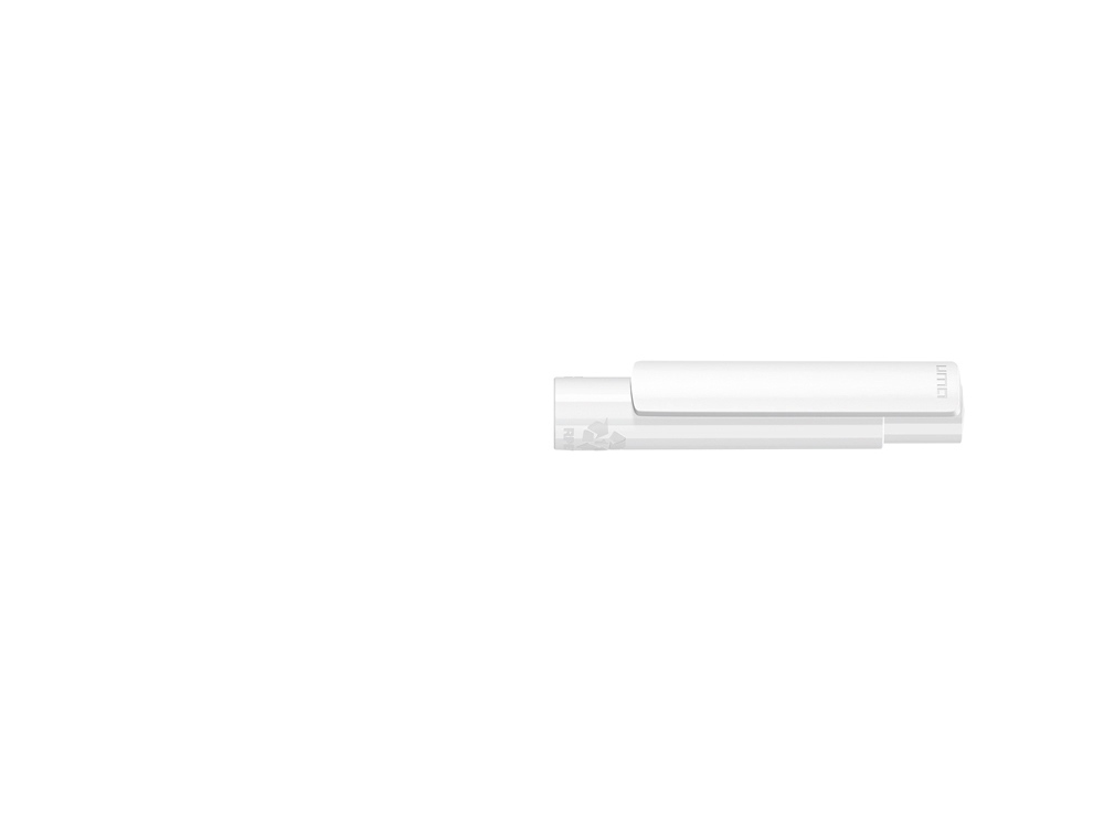 Капиллярная ручка в корпусе из переработанного материала rPET RECYCLED PET PEN PRO FL, белый с салатовыми чернилами