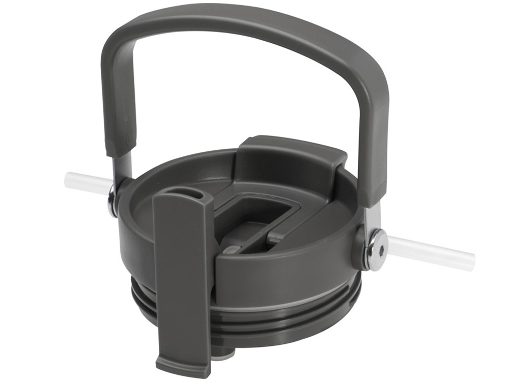 Термостакан Bronx объемом 900 мл из меди и переработанной нержавеющей стали, сертифицированной по стандарту RCS, с вакуумной изоляцией и крышкой с двойной функцией - Серый