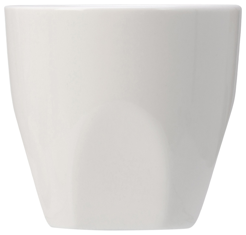 Кофейная пара с бамбуковым блюдцем Mandy, белый (Р)