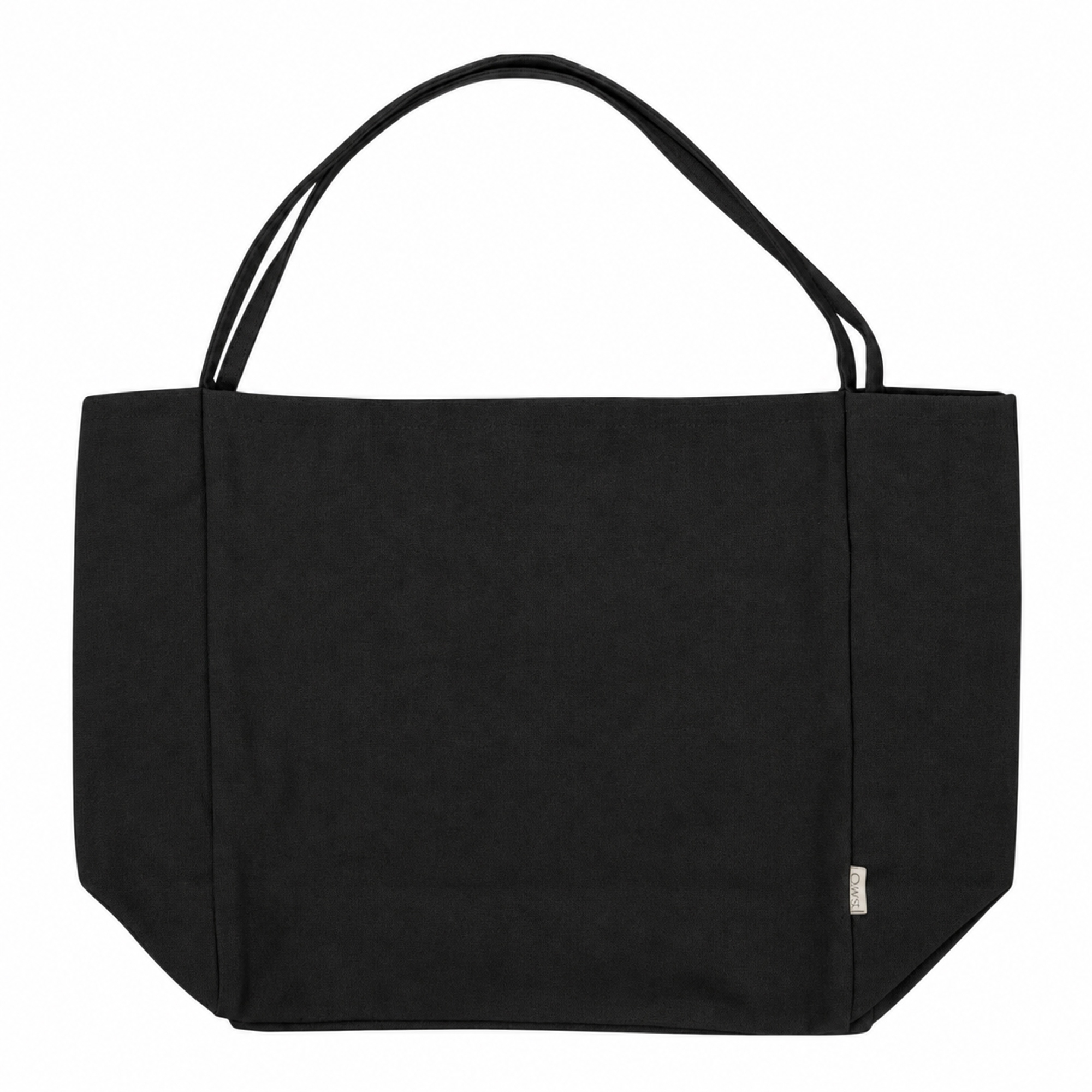Шоппер-оверсайз Grossbag из переработанного хлопка 340 г, черный