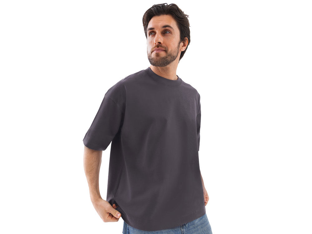 Футболка оверсайз Beta.01 унисекс, темно-серый