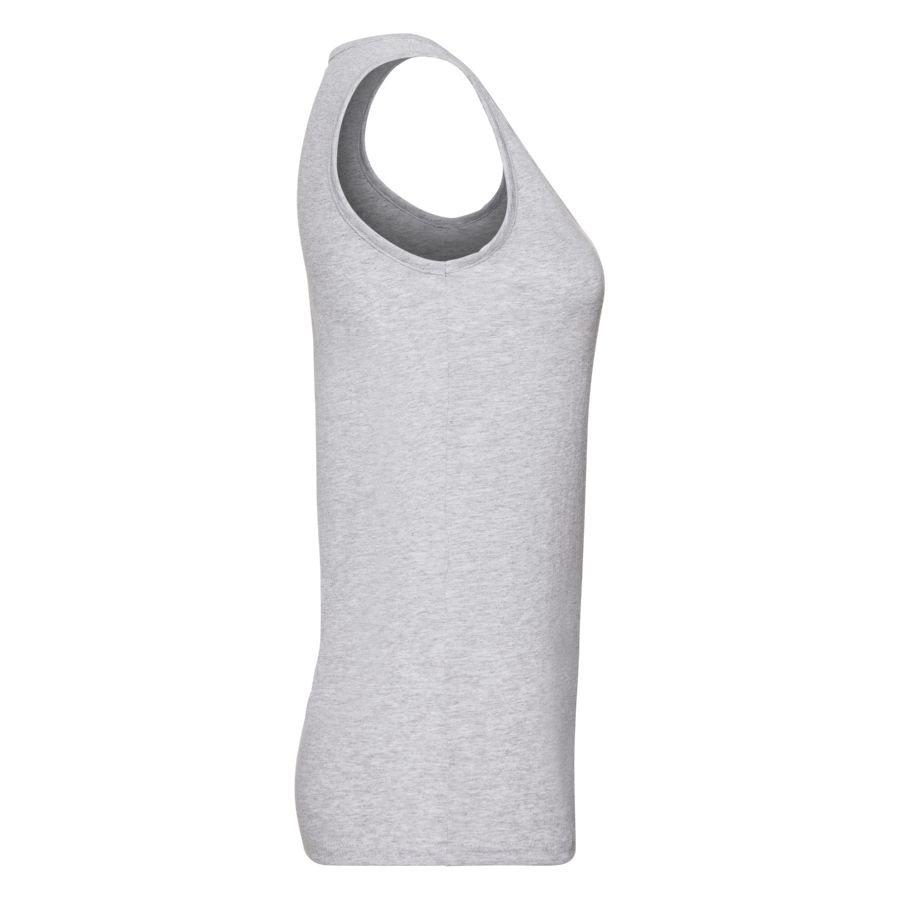 Майка женская "Lady-Fit Valueweight Vest", серо-лиловый_M, 97% хлопок,3%полиэстер, 165 г/м2