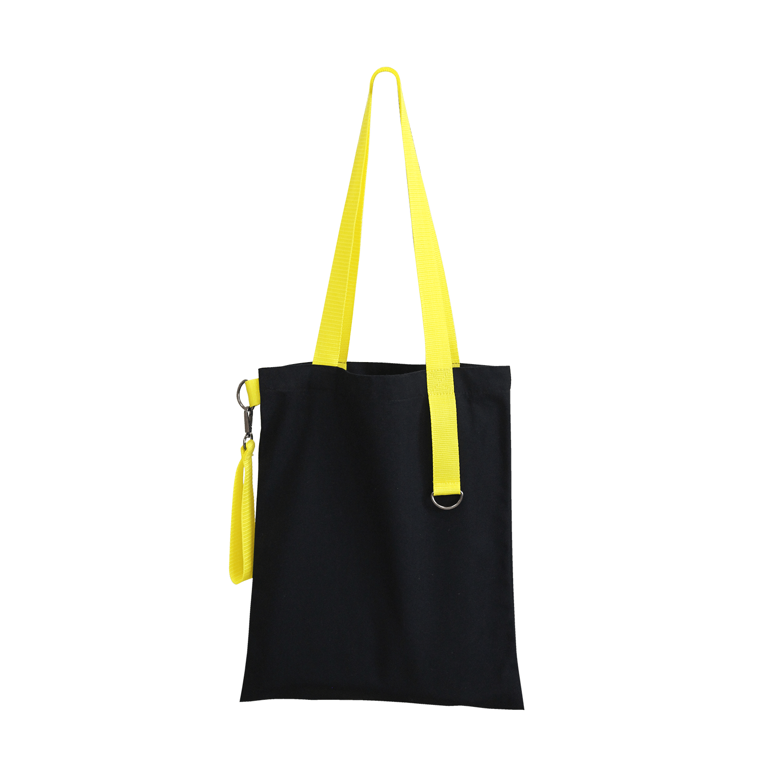 Шоппер Superbag black с ремувкой 4sb (чёрный с жёлтым)