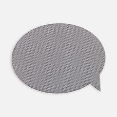 Наклейка тканевая Lunga Bubble, M, серая