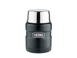 Термос из нерж. стали с ложкой тм THERMOS SK3000-BK(Matte Black) Food Jar 0.470L, черный Термос из нерж. стали с ложкой тм THERMOS SK3000-BK(Matte Black) Food Jar 0.470L, черный