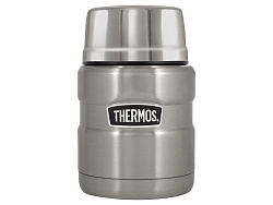 Термос из нерж. стали с ложкой тм THERMOS SK3000-SBK 0,47L, стальной Термос из нерж. стали с ложкой тм THERMOS SK3000-SBK 0,47L, стальной