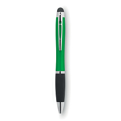 Шариковая ручка с подсветкой, зеленая