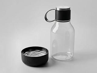 Бутылка для воды DOG BOWL, 1500 мл, черный