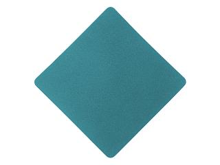 ПАТЧ РОМБ nubuk (голубой) 7,6 х 7,6 см
