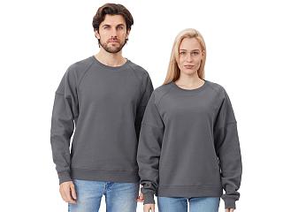 Свитшот Paris, унисекс, темно-серый